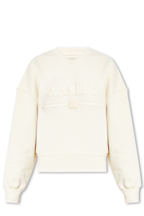 Balmain Kids logo-sequinned cotton sweatshirt od Amiri