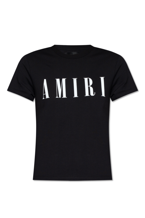 Cropped T-shirt with logo od Amiri