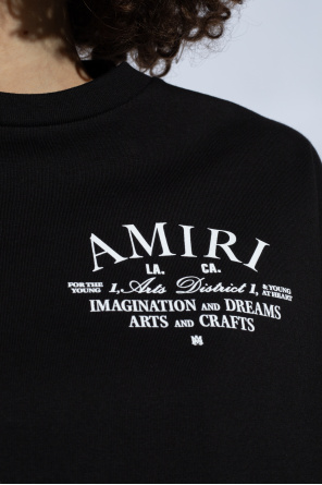 Amiri Cropped T-shirt with logo