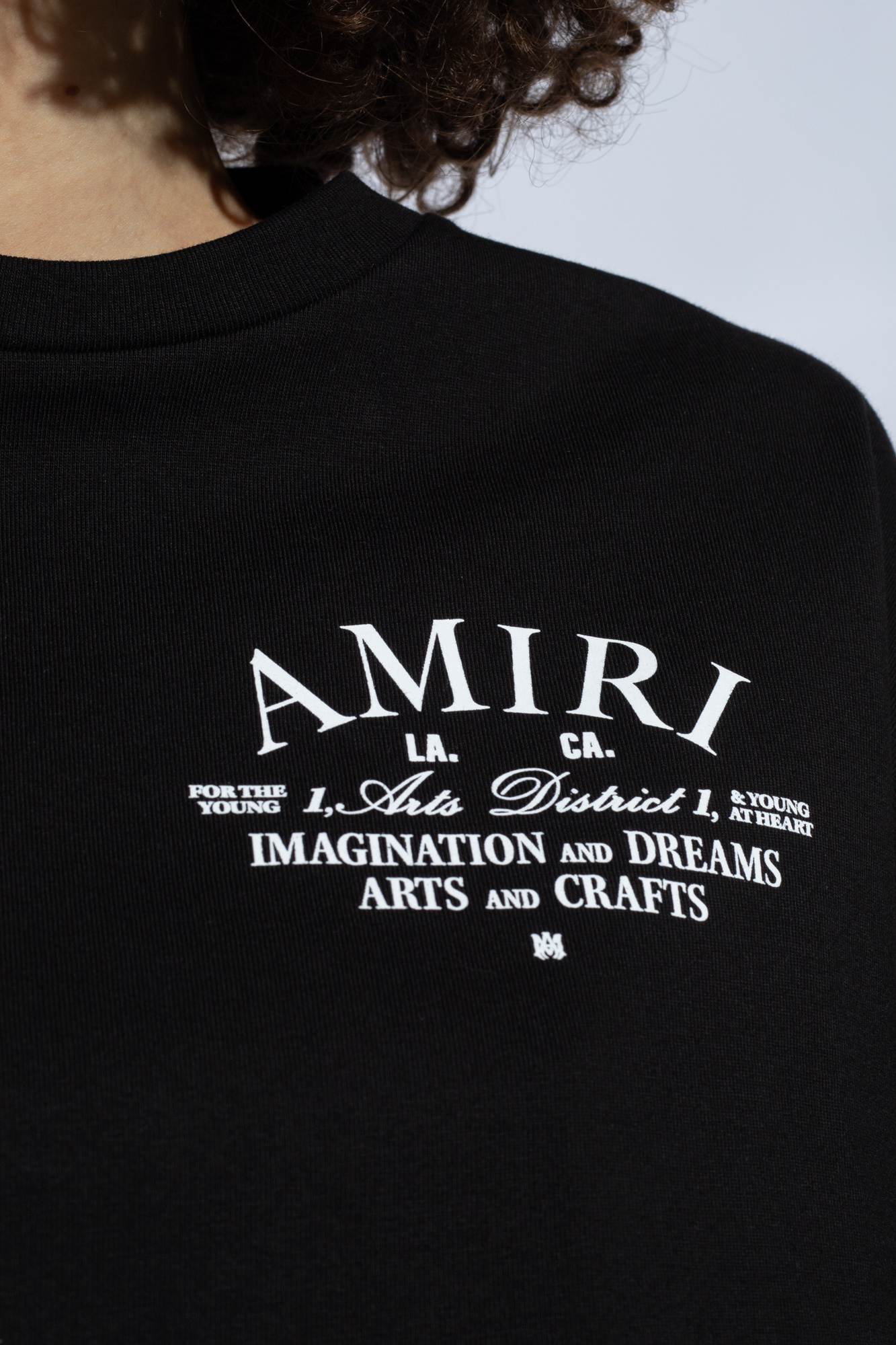 Amiri baroque logo print track jacket Schwarz