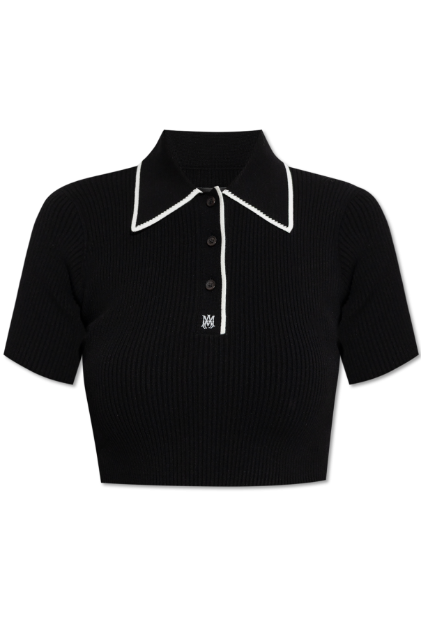 Short polo with logo od Amiri