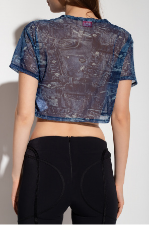 Diesel 'AWTEE-BRIIZE-WT28' cropped top