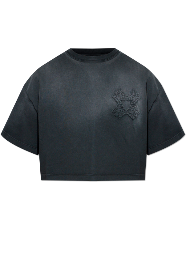 Short top with patch od Amiri