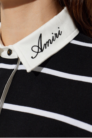 Amiri Polo ze wzorem w pasy