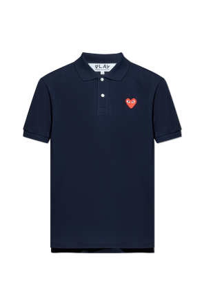 Polo com patch de logotipo od Comme des Garçons Play