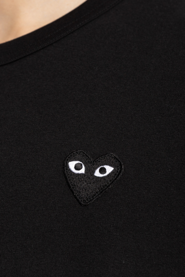 Comme des Garçons Play T-shirt with logo patch