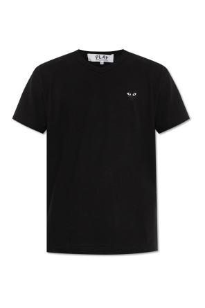 T-shirt with logo patch