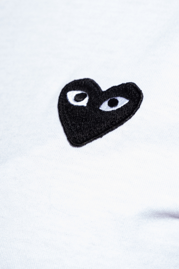 Comme des Garçons Play T-shirt with logo patch