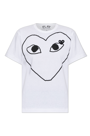 Cotton T-shirt with logo patch