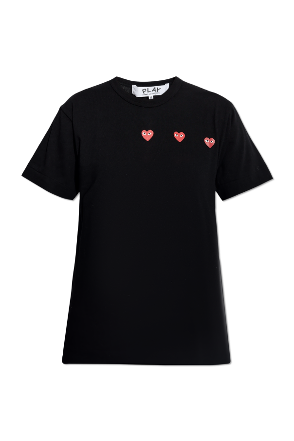 Comme des Garçons Play T-shirt with logo patch