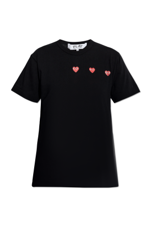 T-shirt with logo patch od Comme des Garçons Play
