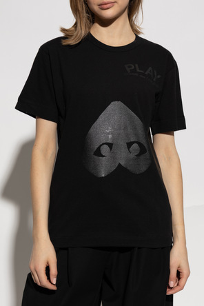 Comme des Garçons Play T-shirt with printed logo