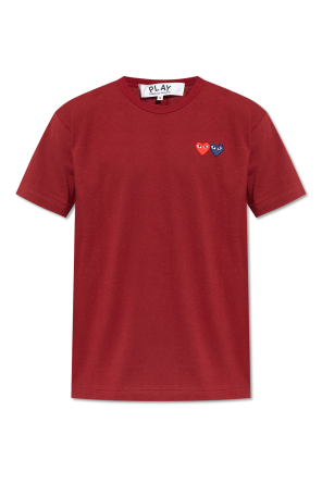 T-shirt with logo patch od Comme des Garçons Play