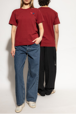 T-shirt with logo patch od Comme des Garçons Play