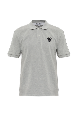 Polo de algodón con parche de logo