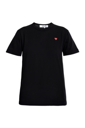 T-shirt with logo patch