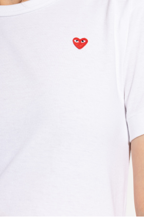Comme des Garçons Play T-shirt with logo patch