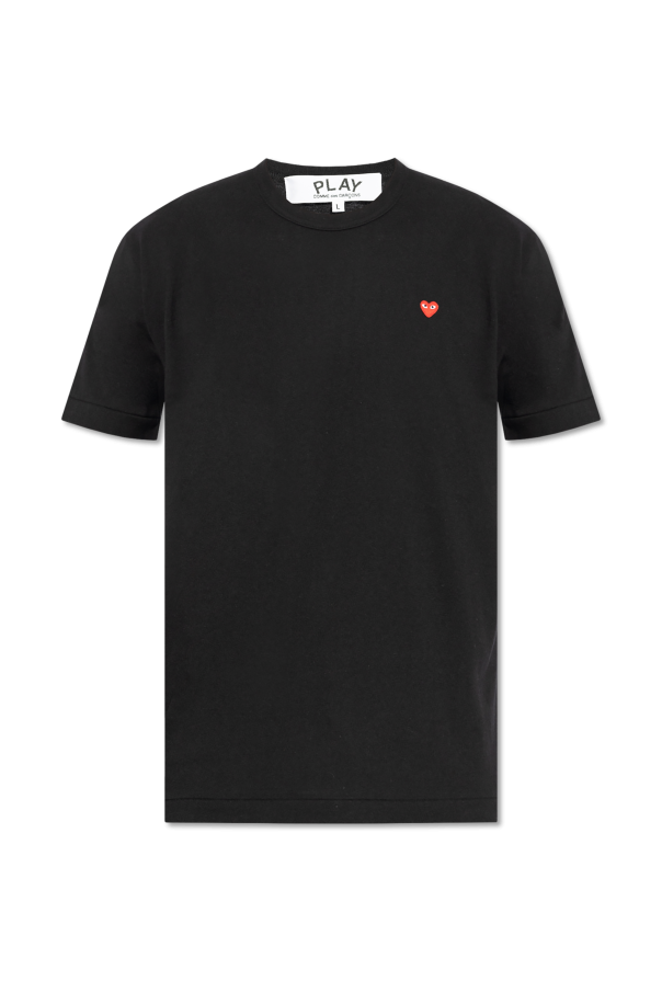 Comme des Garçons Play T-shirt z naszywką z logo