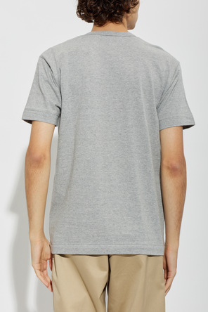 Comme des Garçons Play Cotton T-shirt with logo patch