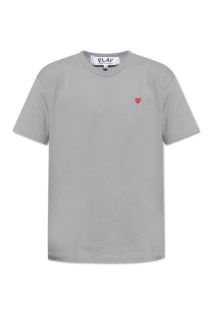T-shirt with logo patch