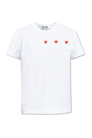 Regular crew neckline long sleeve T-shirt crafted of  od Comme des Garçons Play