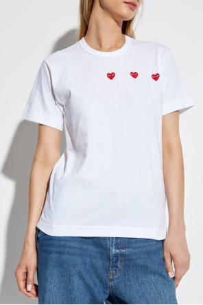 Comme des Garçons Play T-shirt with printed logo