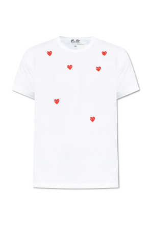 Regular crew neckline long sleeve T-shirt crafted of  od Comme des Garçons Play