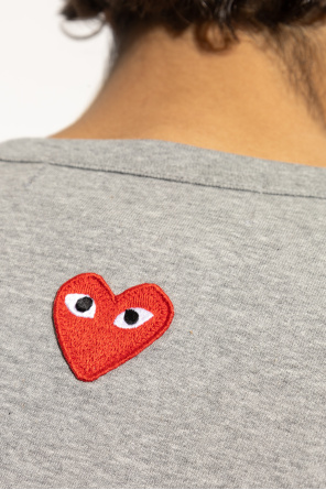 Comme des Garçons Play T-shirt with logo patch