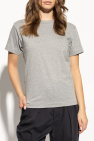 Comme des Garçons Play GREY T-shirt with logo patch