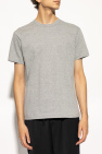 Comme des Garçons Play GREY T-shirt with logo patch