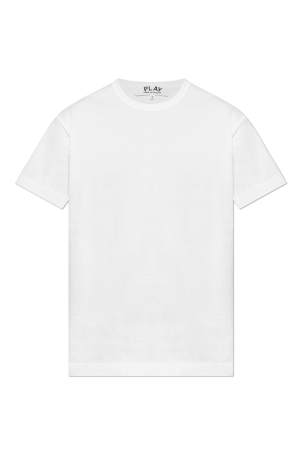 Comme des Garçons Play T-shirt z naszywką w kształcie logo