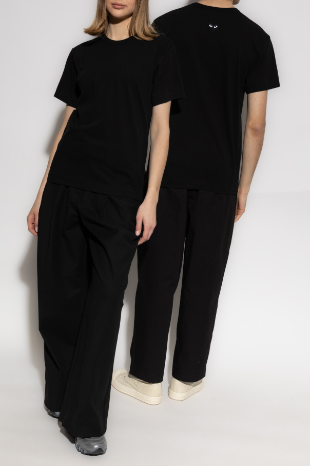 Comme des Garçons Play T-shirt with logo patch