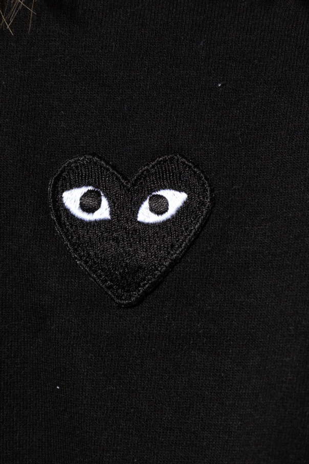 Comme des Garçons Play T-shirt with logo patch