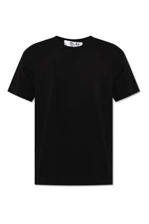 T-shirt with logo patch