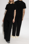Comme des Garçons Play BLACK T-shirt with logo patch