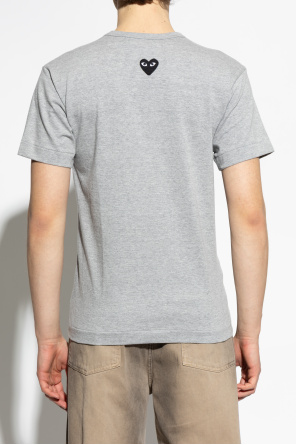 Comme des Garçons Play T-shirt with logo patch