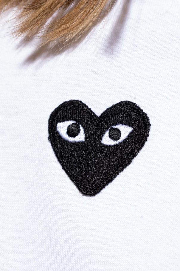 Comme des Garçons Play T-shirt with logo patch