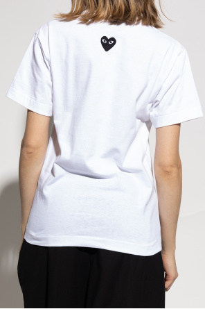 Comme des Garçons Play T-shirt with logo patch
