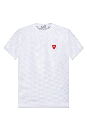 Transparentny t-shirt od Comme des Garçons Play