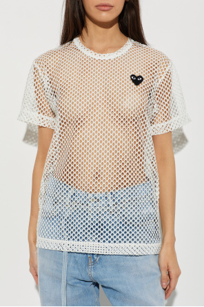 Comme des Garçons Play Transparent t-shirt