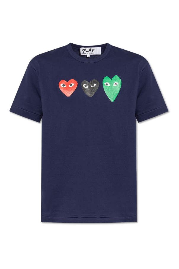 T-shirt with printed logo, zdjęcie 1 T-shirt with printed logo od Comme des Garçons Play