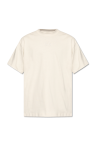Notch neck white t-shirt
