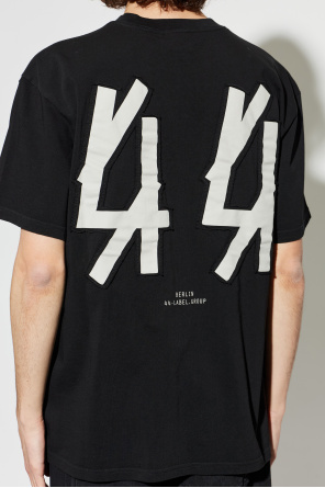44 Label Group Camiseta con logo bordado
