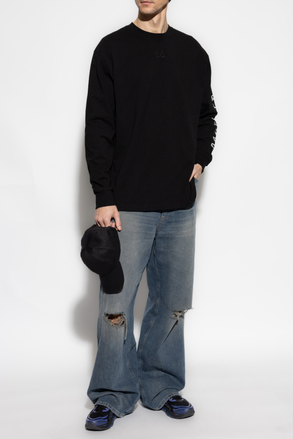 44 Label Group Long sleeve cotton t-shirt