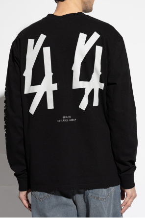 44 Label Group Long sleeve cotton t-shirt
