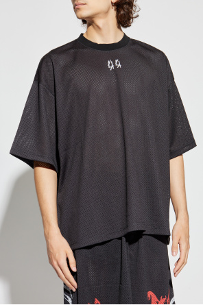 44 Label Group Camiseta perforada con logo