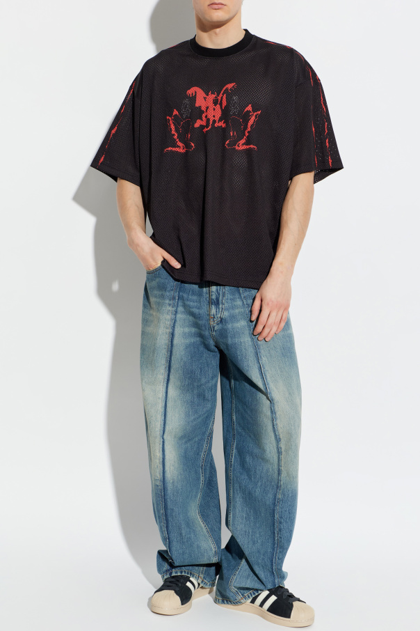 44 Label Group Perforated t-shirt