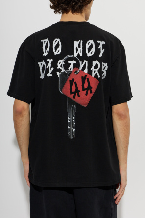 44 Label Group T-shirt com estampado