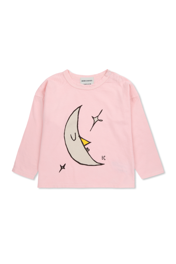 Bobo Choses T-shirt with moon motif