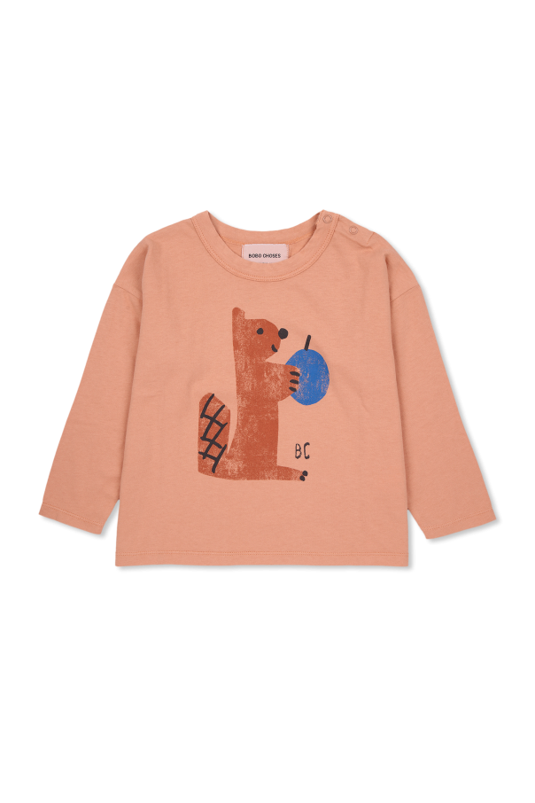 Bobo Choses T-shirt z motywem wiewiórki